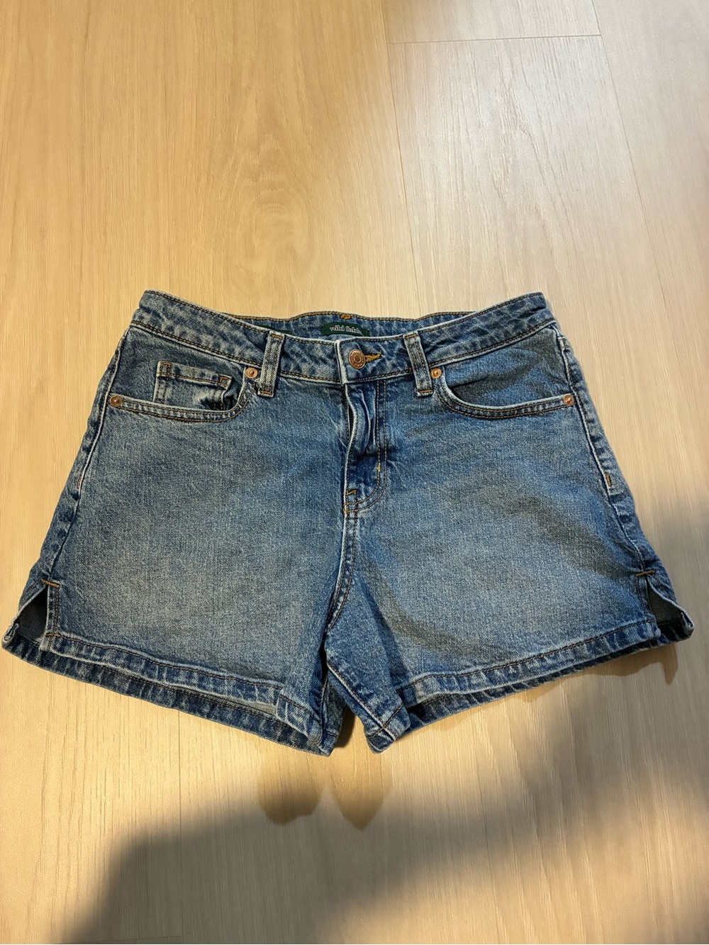 wild fable Medium Blue Denim High-Rise Jean Shorts